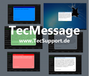 TecMessage Popup Tool für Windows PC in verbindung mit Gira Homeserver