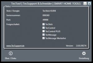 Unser Universelles TecTool vereint all unserer Helferleit für das perfekte SMART HOME. Passt perfekt zu Gira Homeserver oder Loxone Miniserver